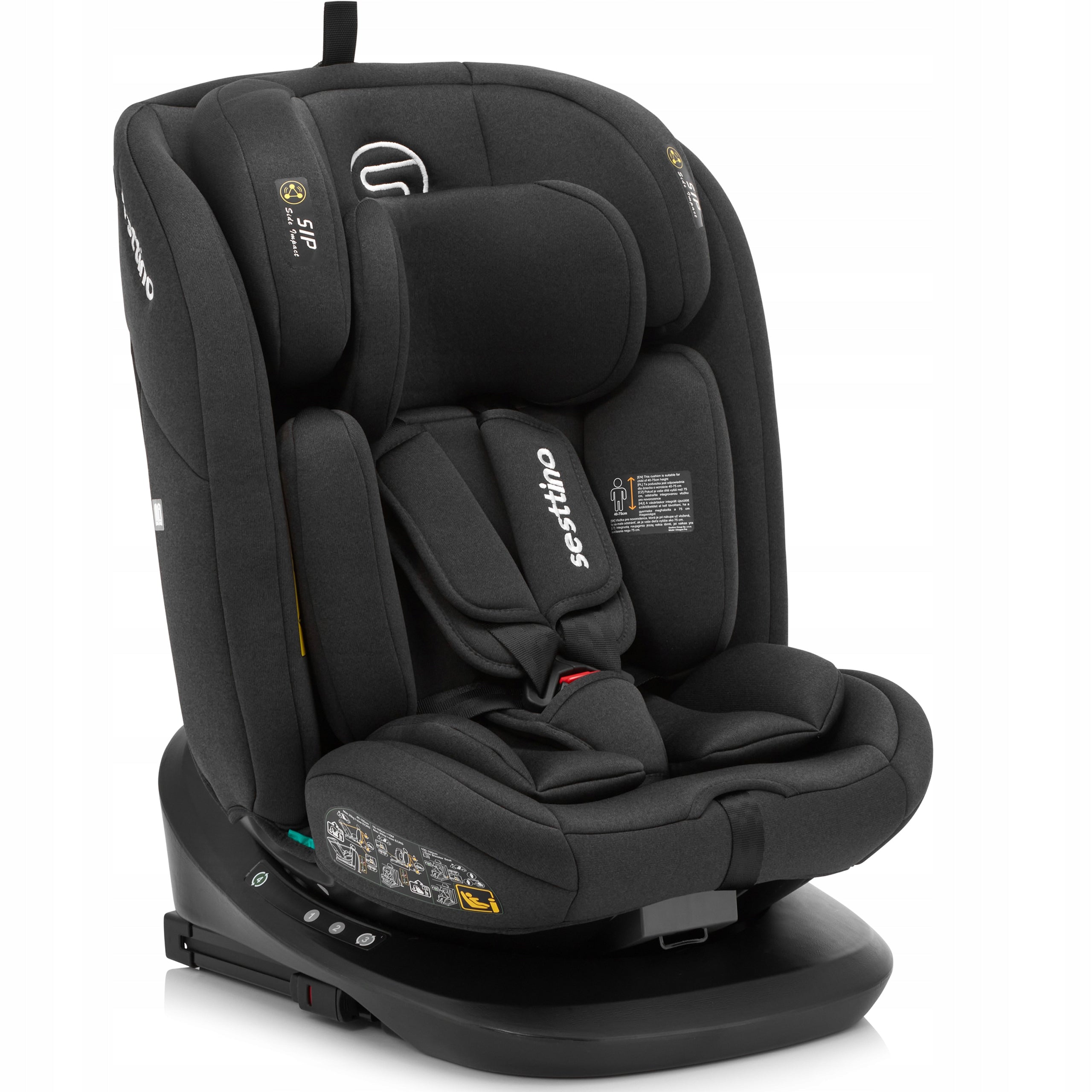 Car seat ISOFIX 40-150cm Sesttino OKTAGON 0-36kg ROTARY I-SIZE Packaging status original