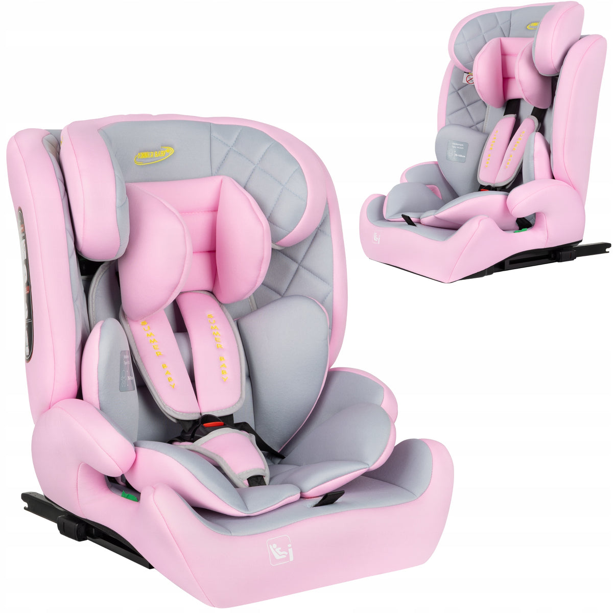 Car seat MILANO 76-150cm I-size SUMMER BABY pink ISOFIX
