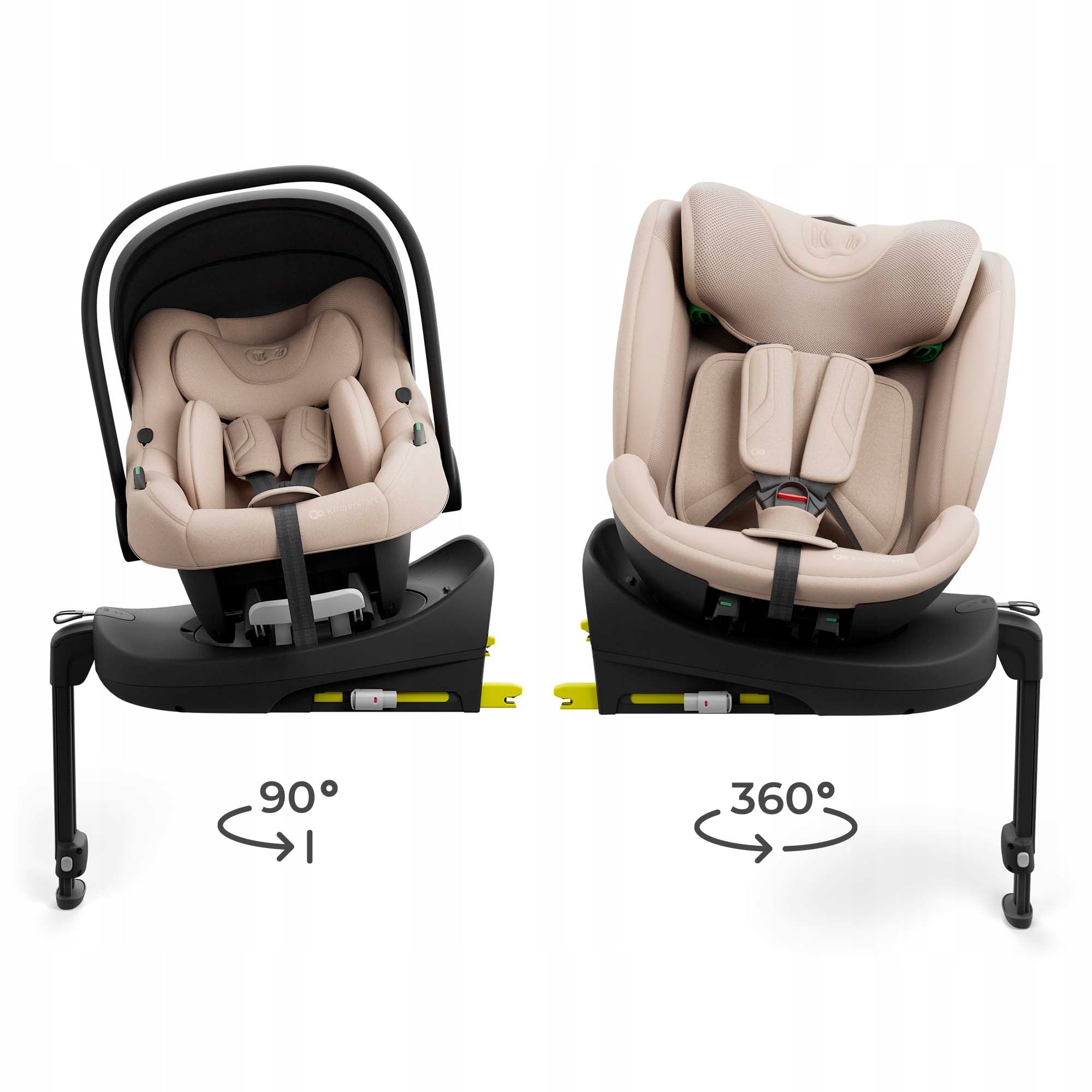 Car seat Swivel 40 – 150 0-36kg i-Size ISOFIX Kinderkraft ENDURA Manufacturer code KCENSA00BEG3000_KAORSA00BLK0000