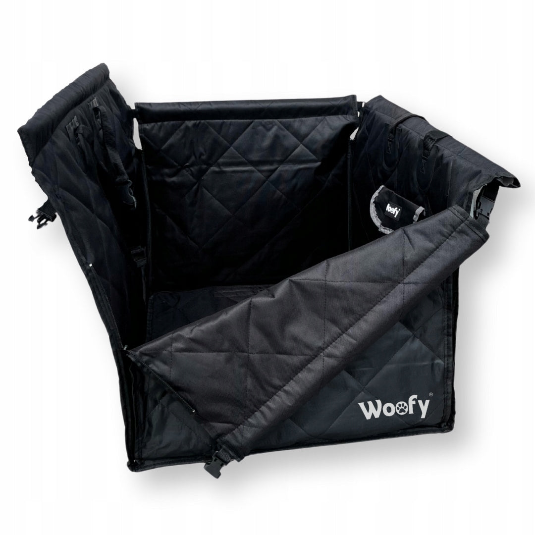 Car seat Woofy black XL made of plastic, waterproof + FREEBIE Brand Woofy