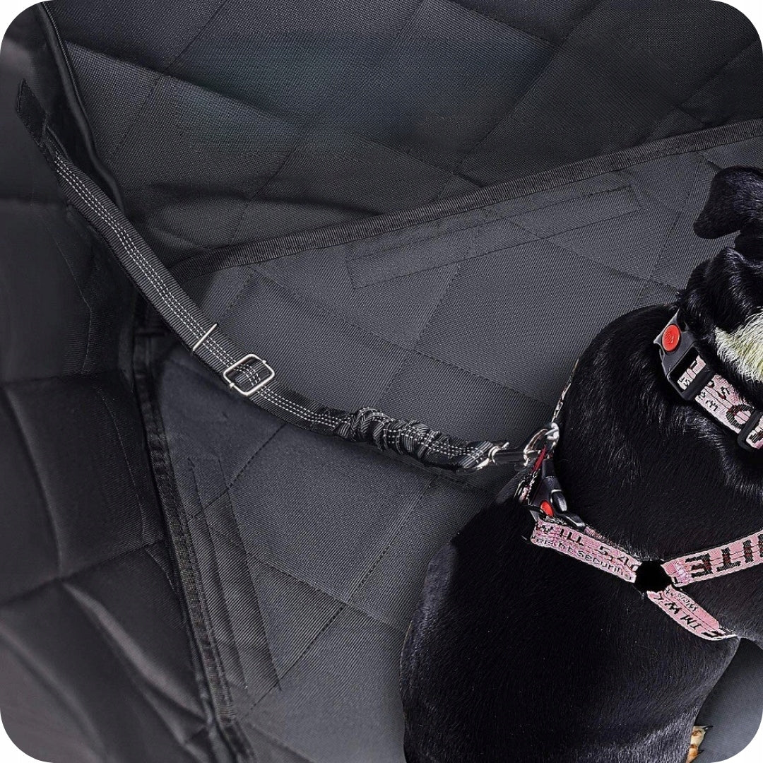 Car seat Woofy black XL made of plastic, waterproof + FREEBIE Trade name FOTELIK SAMOCHODOWY DLA PSA DUŻY TRANSPORTER NA SIEDZENIE DO SAMOCHODU MATA