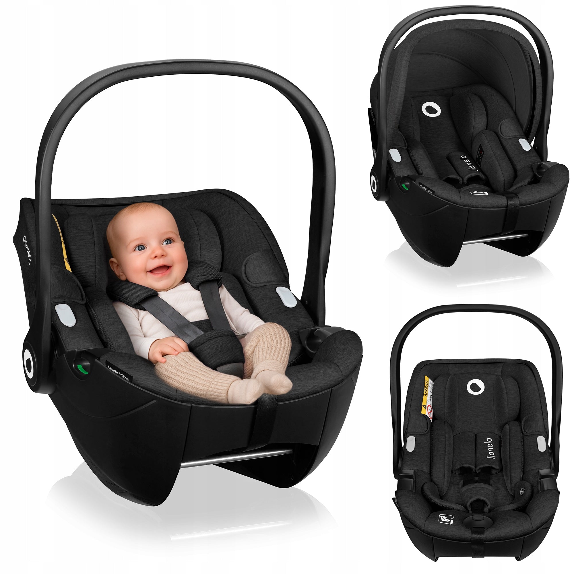 Car seat isofix carrier 40 to 87 cm light Lionelo Moxie i-Size
