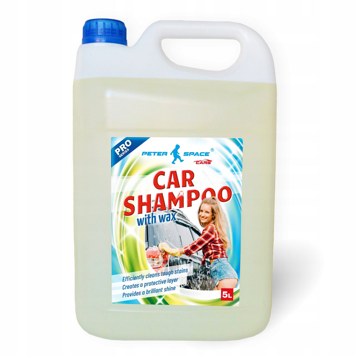 Car shampoo with wax for washing the car 5l Peter Space
