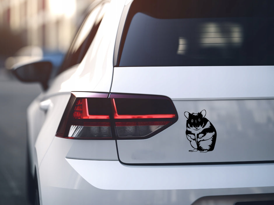 Car sticker helmet laptop glass HAMSTER 21 x 15,8 cm EAN (GTIN) 5906379676622