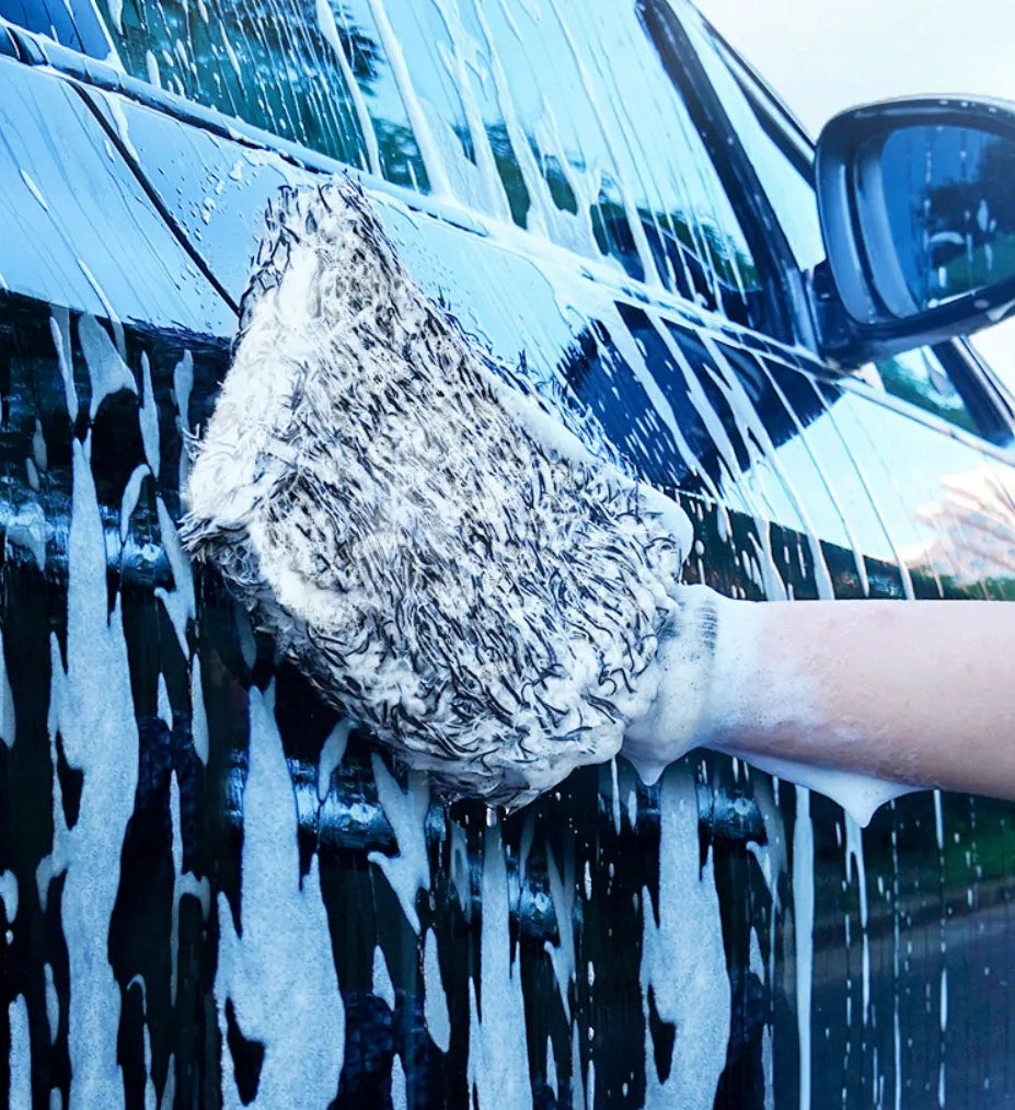 Car wash glove Dark King Fiber Mitt delicate fiber Packaging status original