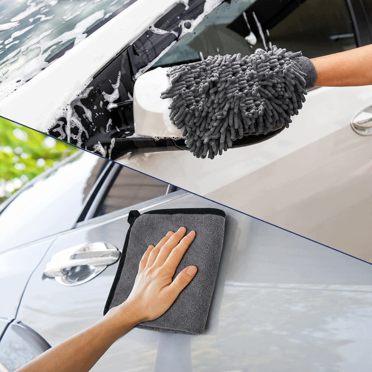 Car wash kit car detailing wheels cloth microfiber 5el EAN (GTIN) 6953495311363