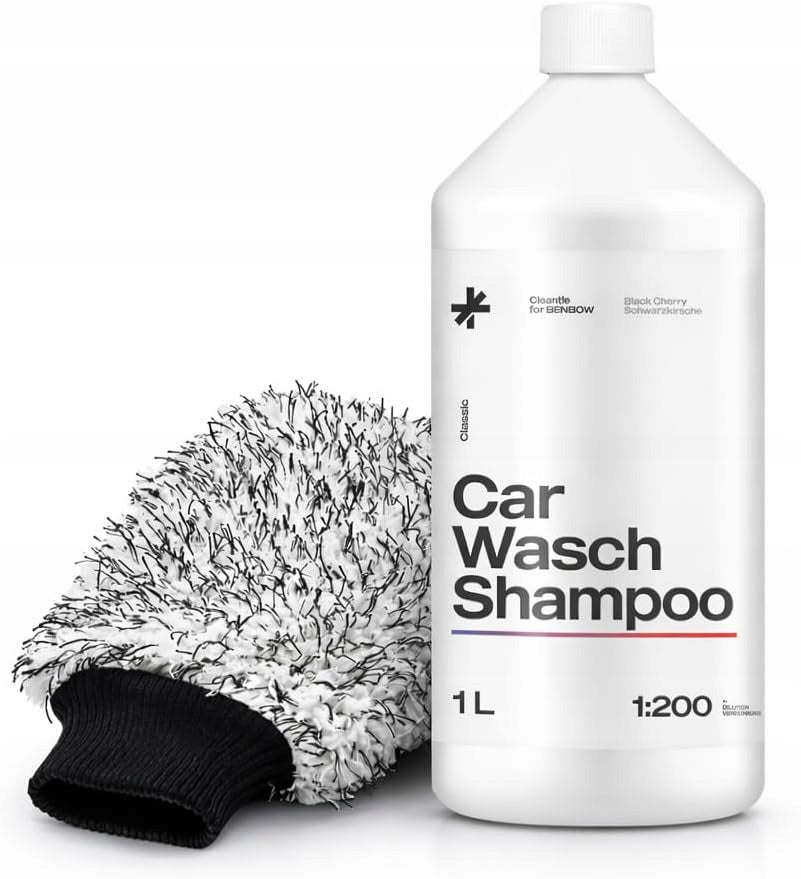 Car wash shampoo 1L + car wash glove SET