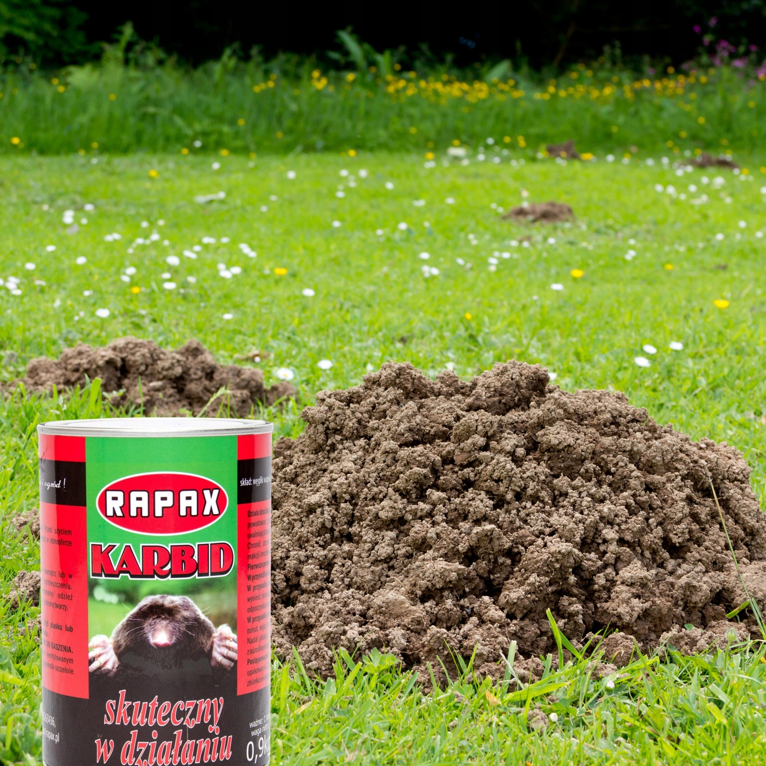 Carbide repellent for moles and voles effective remedy against moles 900g Manufacturer code 0043