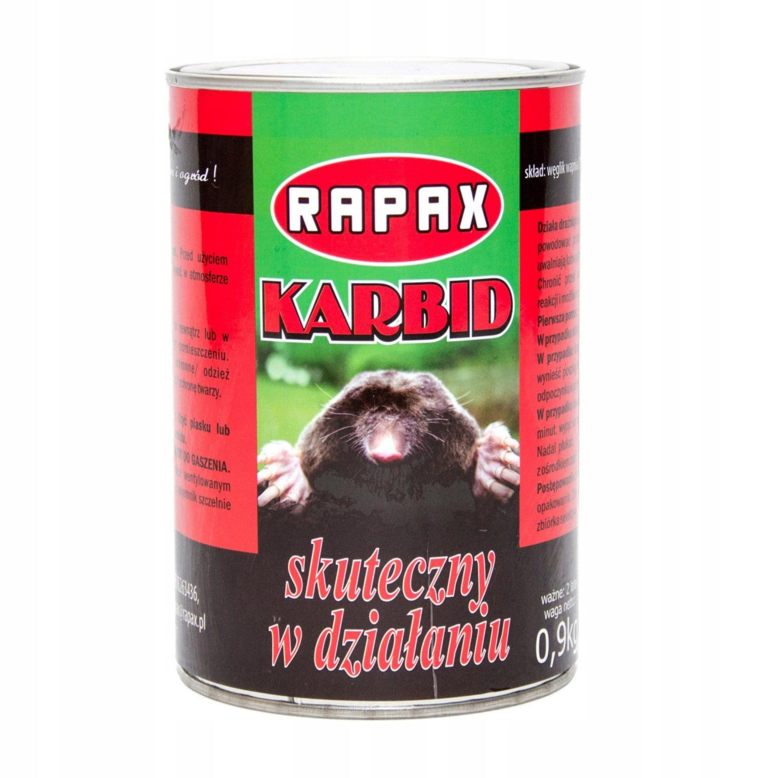 Carbide repellent for moles and voles effective remedy against moles 900g