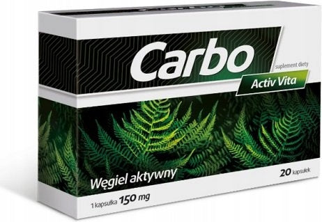 Carbo Activ Vita Activated Carbon 20 capsules
