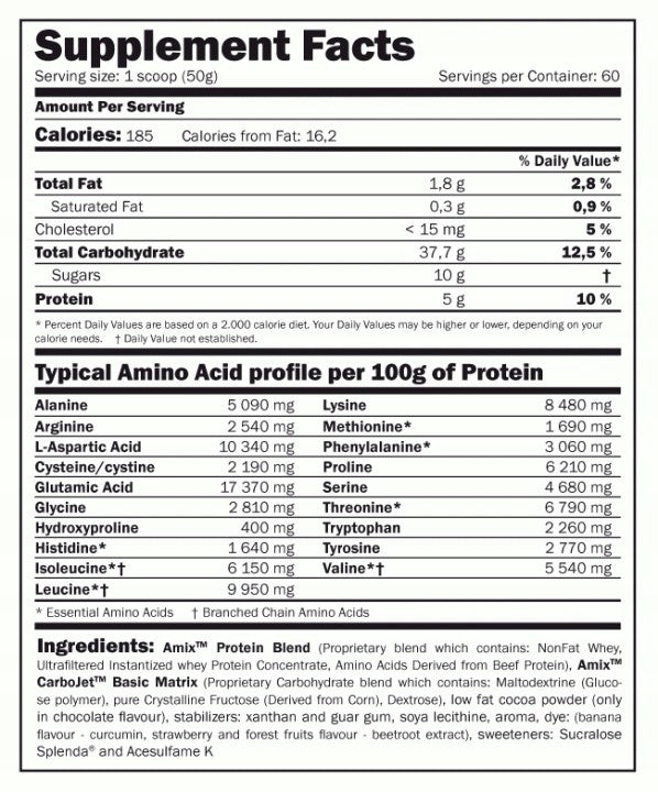 CarboJet Basic 6000g strawberry Expiration date at least 3 months from the date of purchase