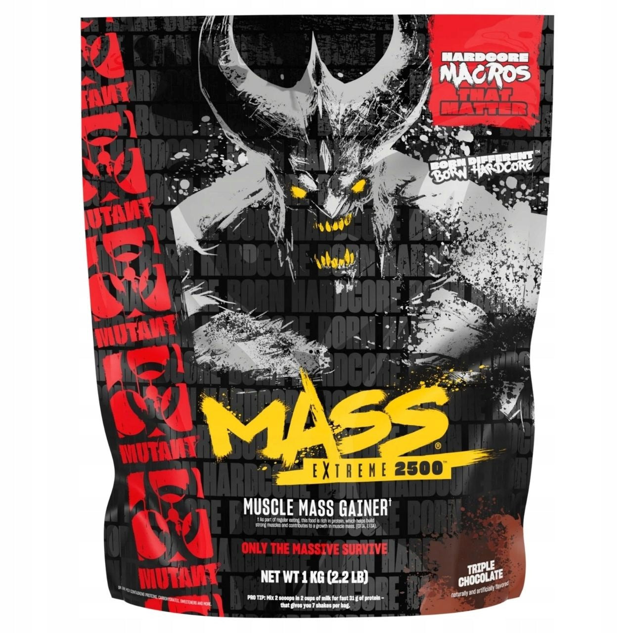 Carbohydrate and Protein Conditioner PVL Mutant Mass Gainer Chocolate Power 1000 g