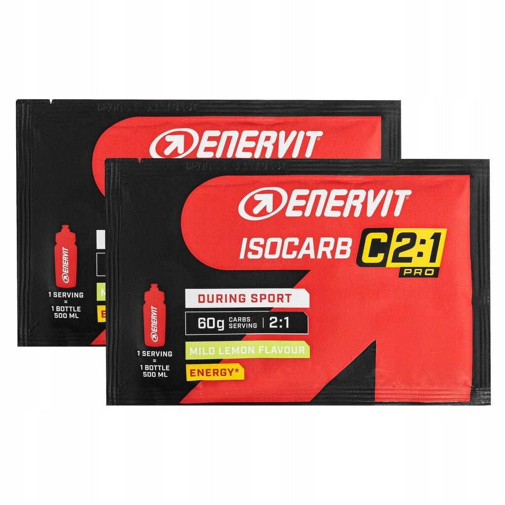 Carbohydrates Enervit Isocarb sachet Isotonic C2:1 65g mild lemon 2pcs