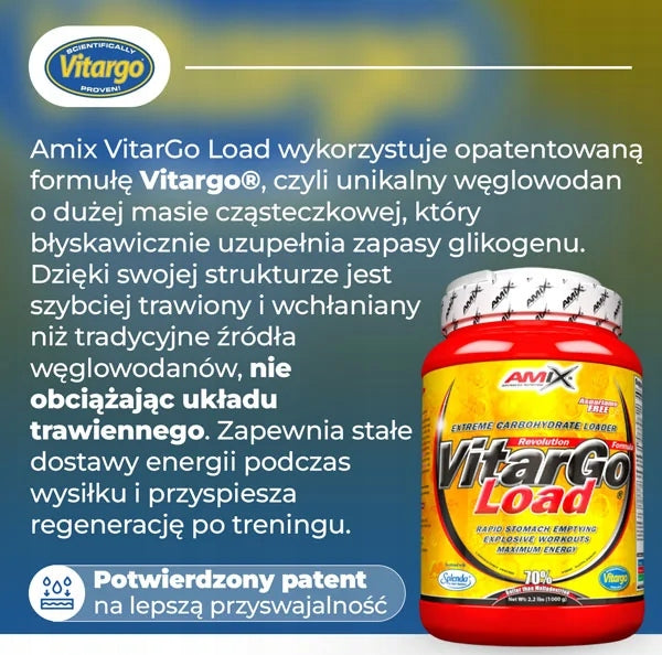 Carbohydrates Vitargo 2 kg taste orange carbo isotonic energy glycogen Expiration date at least 1 year from the date of purchase