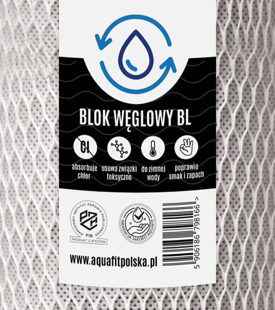 Carbon Filter Cartridge Carbon Block BL 20 Inch BB Big Blue Aquafit EAN (GTIN) 5906186798166