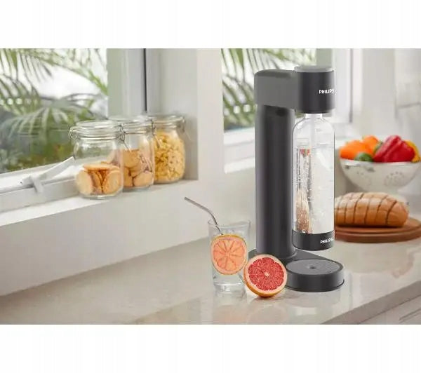 Carbonated Water Saturator Philips GoZero ADD4901BK/10 Black + 1L Bottle Packaging status original