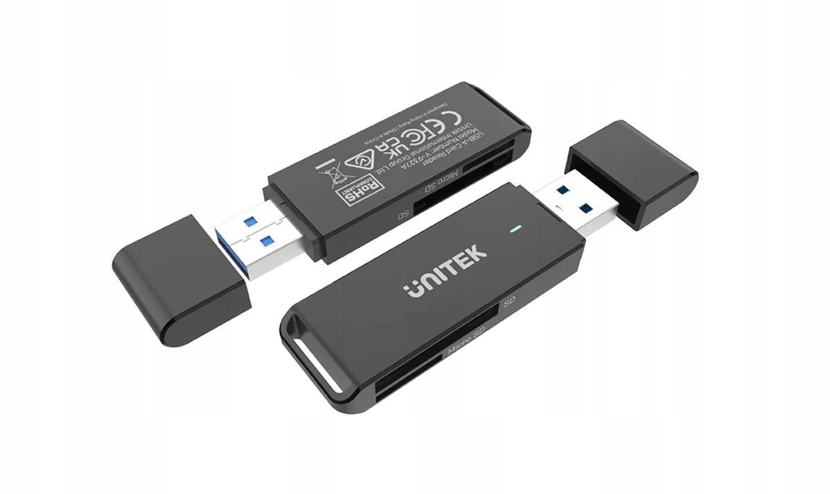 Card Reader Unitek USB 3.0 Y-9327A SD mSD BOAT Packaging status original