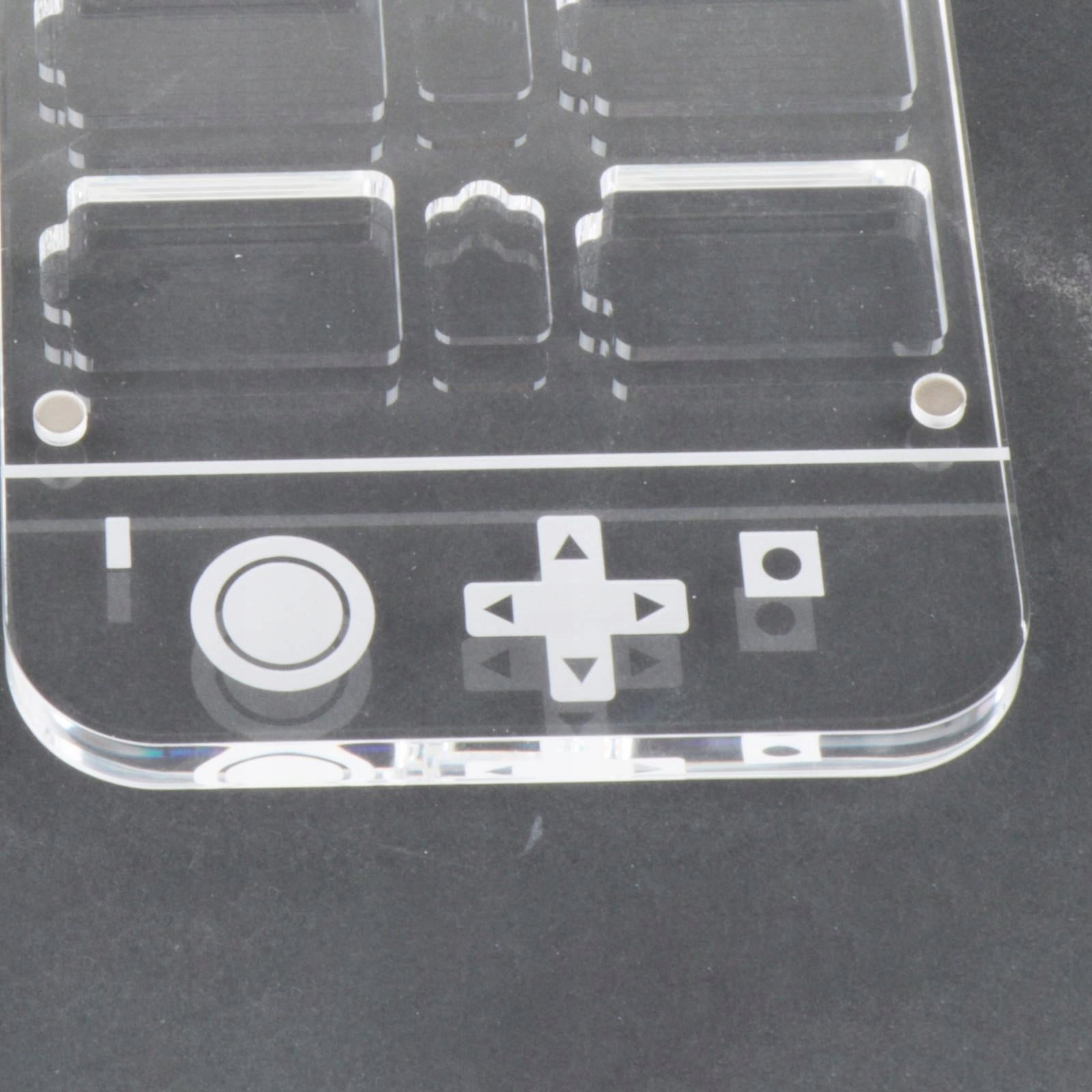 Card Slot Storage Case Holder Convenient Game Cards Storage Rectangular Model Transparent Acrylic Card Slot Storage Case Holder