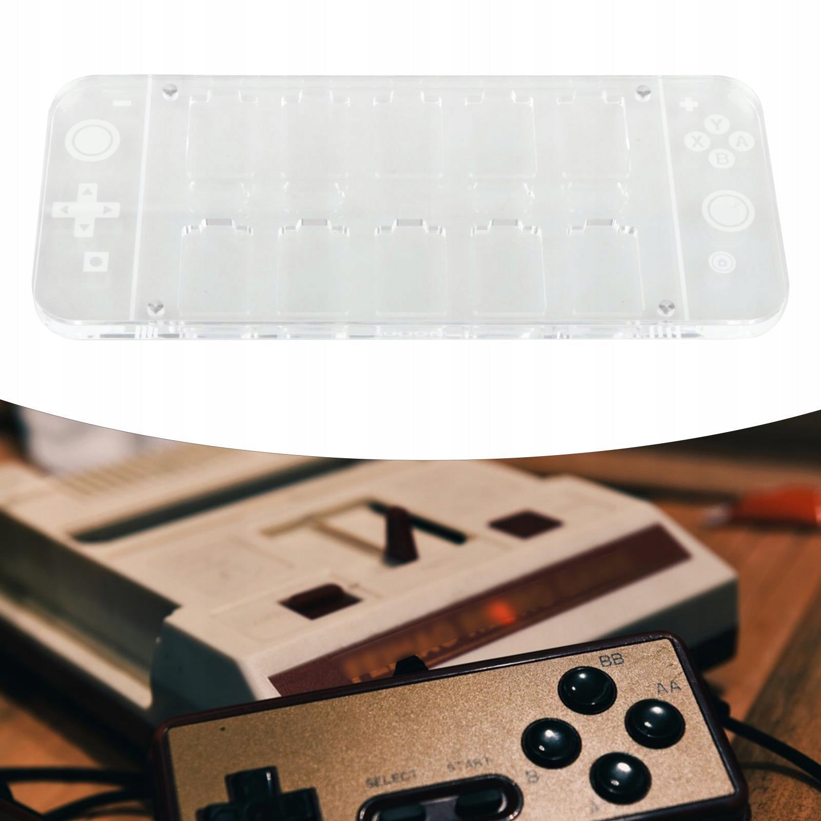 Card Slot Storage Case Holder Convenient Game Cards Storage Rectangular