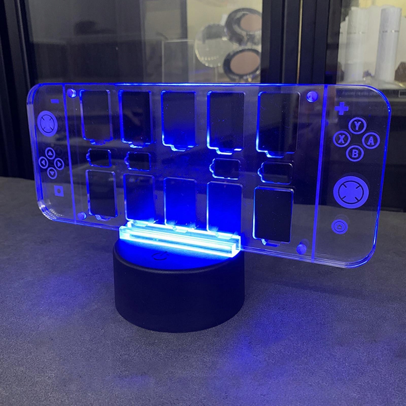 Card Slot Storage Case Holder Convenient Protection Compact Memory Square Model Transparent Acrylic Card Slot Storage Case Holder