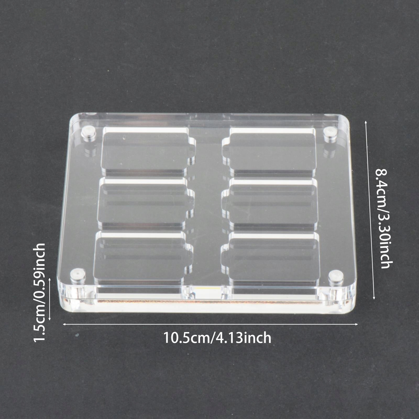 Card Slot Storage Case Holder Convenient Protection Compact Memory Square Packaging status original