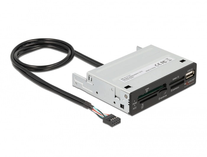 Card reader 3.5? USB 2.0 with 5 slots + 1x USB 2.0 Type-A Ż Delock 91708 Packaging status original