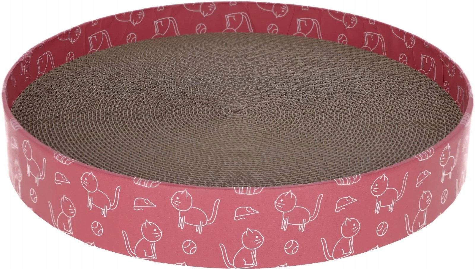 Cardboard Scratcher Cat Bed Round 34x34x5,5cm
