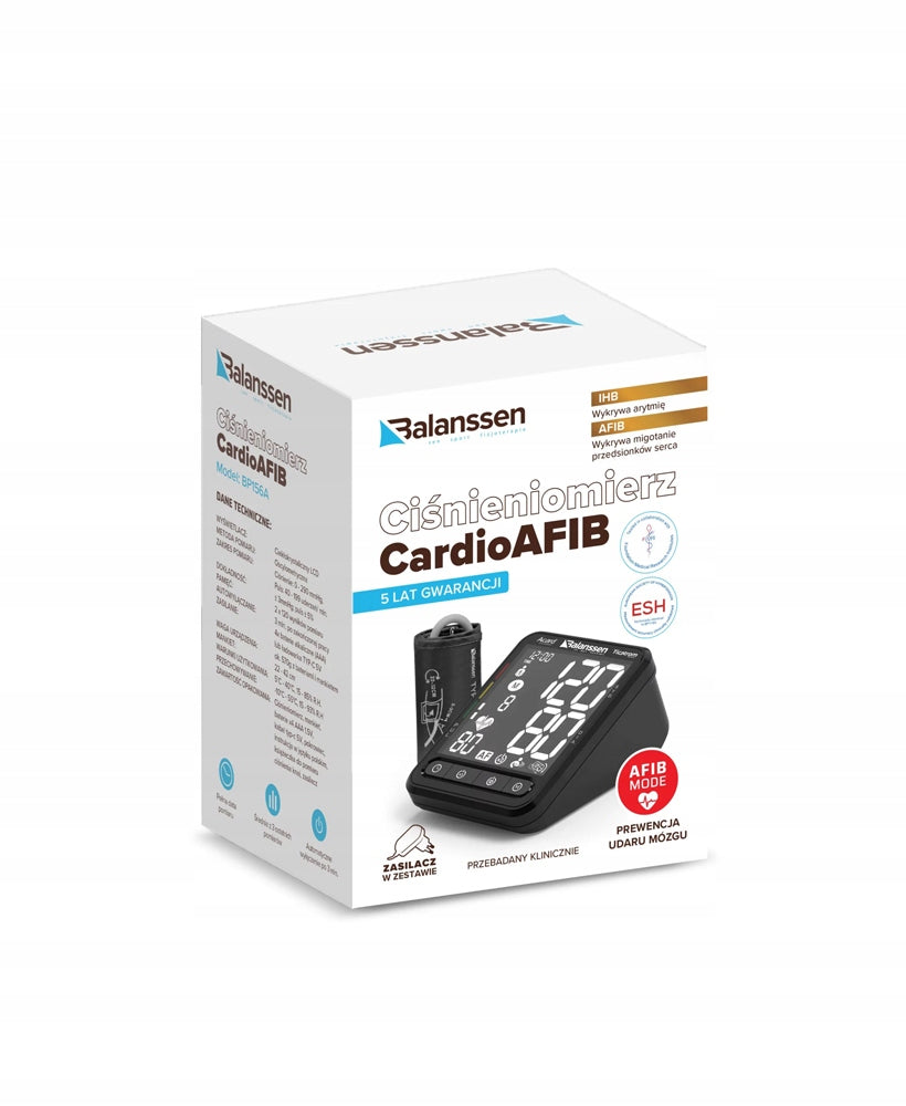 CardioAFIB BP156A shoulder blood pressure monitor AFIB flicker detection Packaging status original