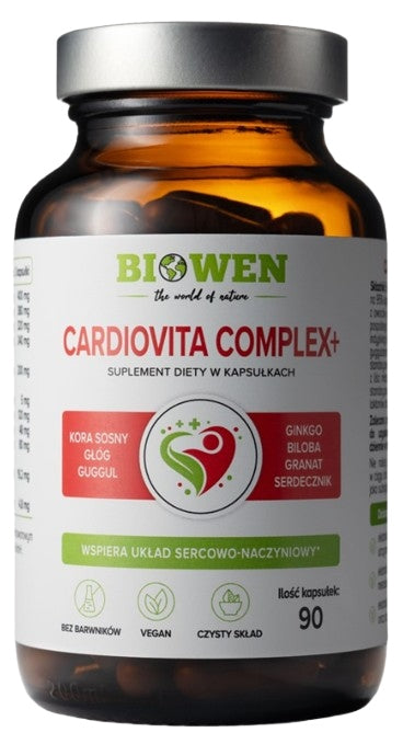 Cardiovita Complex+ Biowen Heartworm Pine bark Pomegranate Ginkgo biloba
