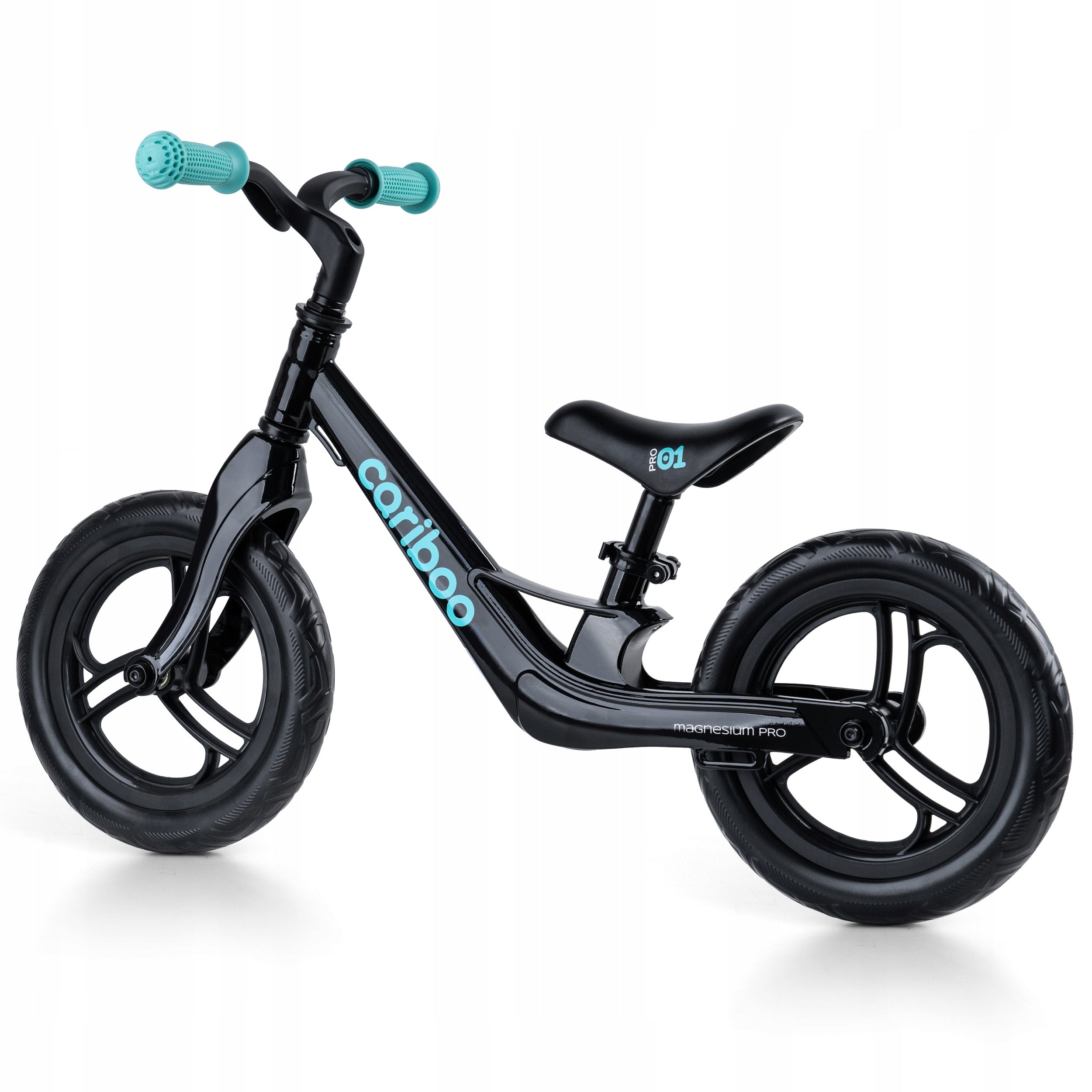 Cariboo Magnesium Pro balance bike (black and turquoise) Color black blue