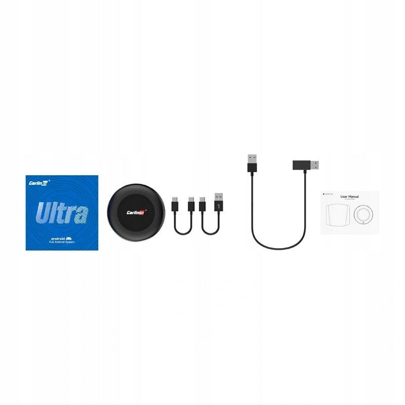 Carlinkit TBOX ULTRA 3 Wireless CarPlay Adapter Android Auto LCD Screen Packaging status original