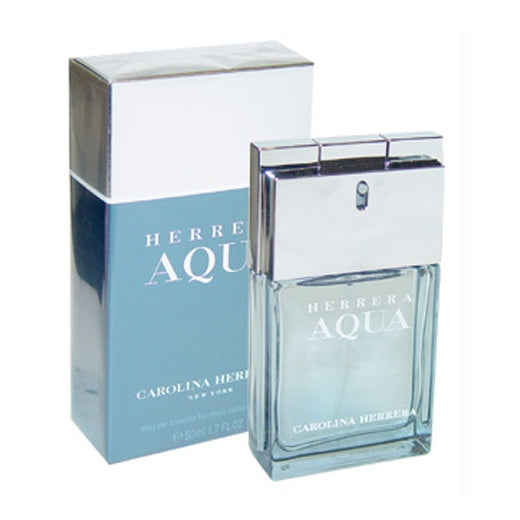 Carolina Herrera Aqua For Men Eau De Toilette UNIQUE 50ml male water EDT Packaging status original