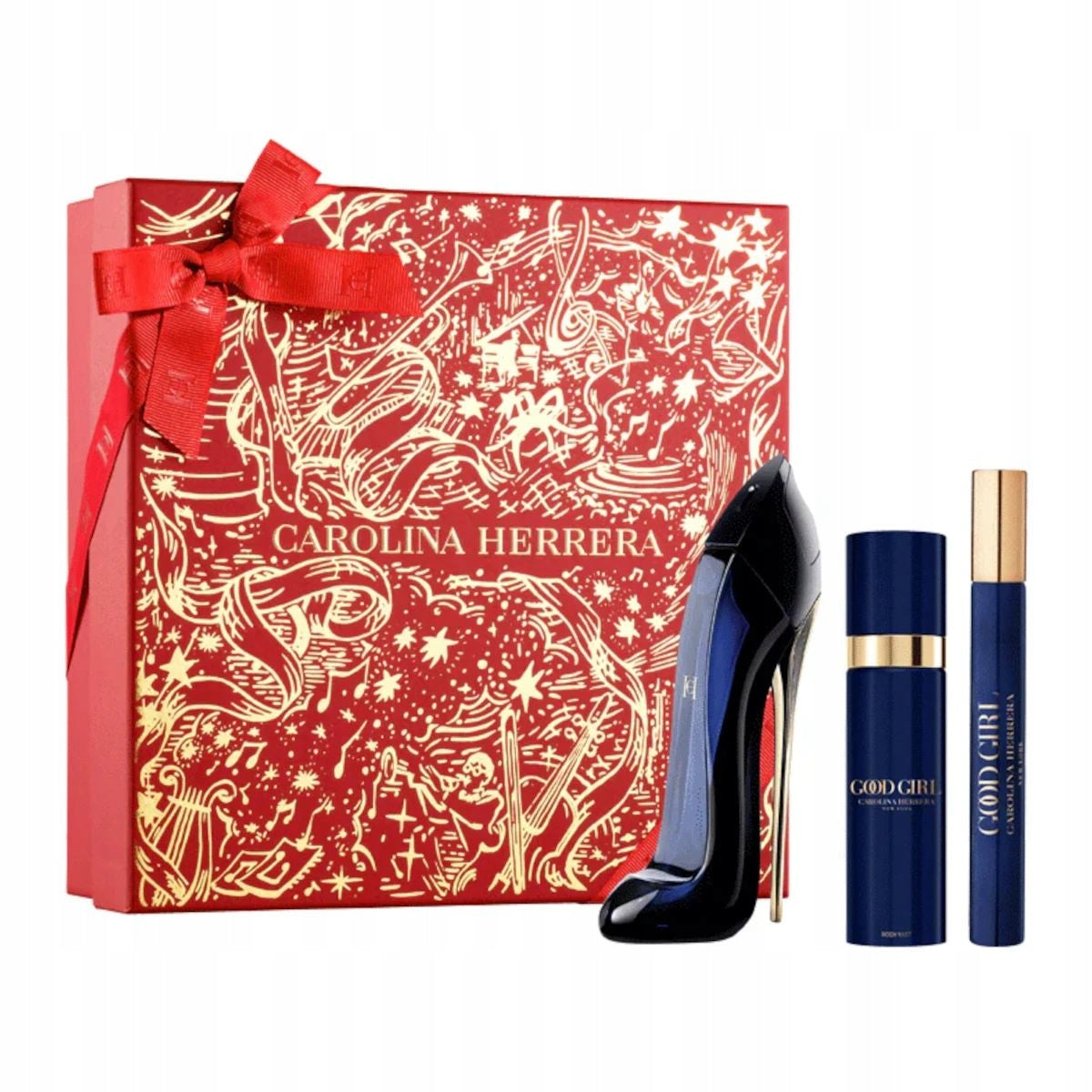 Carolina Herrera Good Girl Women's Set: Perfumed Water 50ml+ spray podr