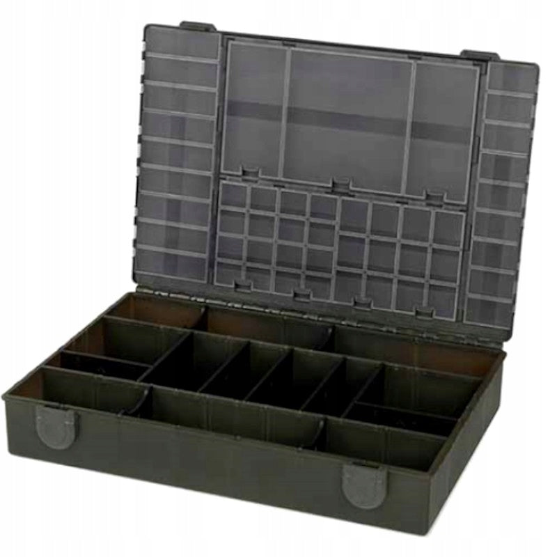 Carp Accessories Organizer Box Fox Edges Large Tackle Box 35x25x7