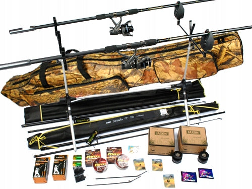 Carp FISHING SET JAXON 2x wheel rod Z22