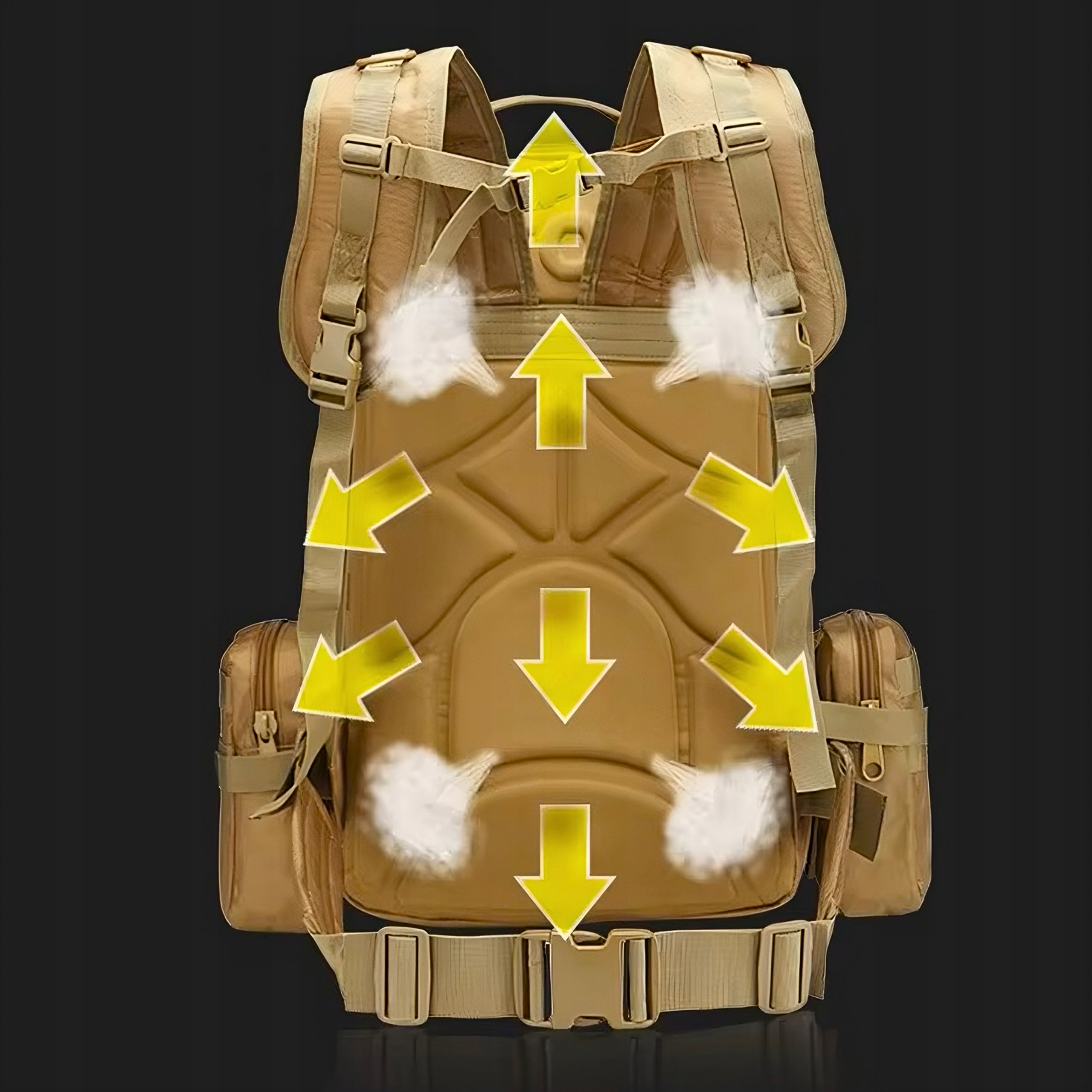 Carp Spinning Fishing Backpack 50L Waterproof Large Organizer Bag Manufacturer code Method-Feeder-Backpack-1A EVA Moro Spinning