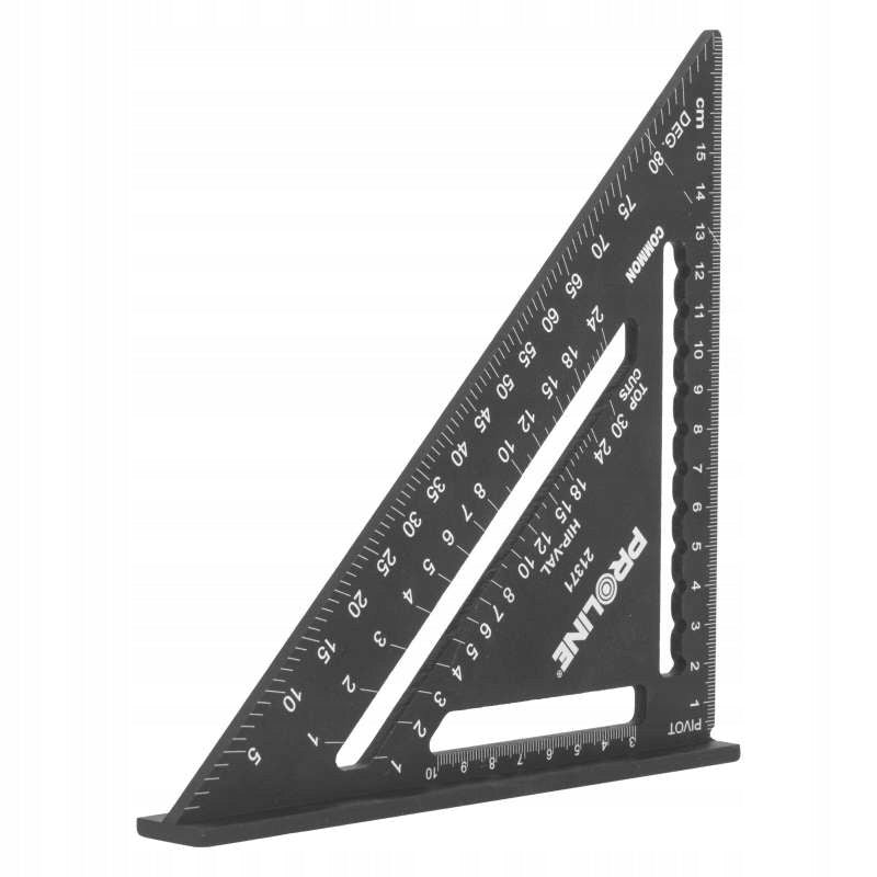 Carpenter angle with base Aluminium Precision PROLINE 21371 Brand Proline