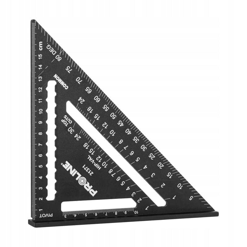 Carpenter angle with base Aluminium Precision PROLINE 21371