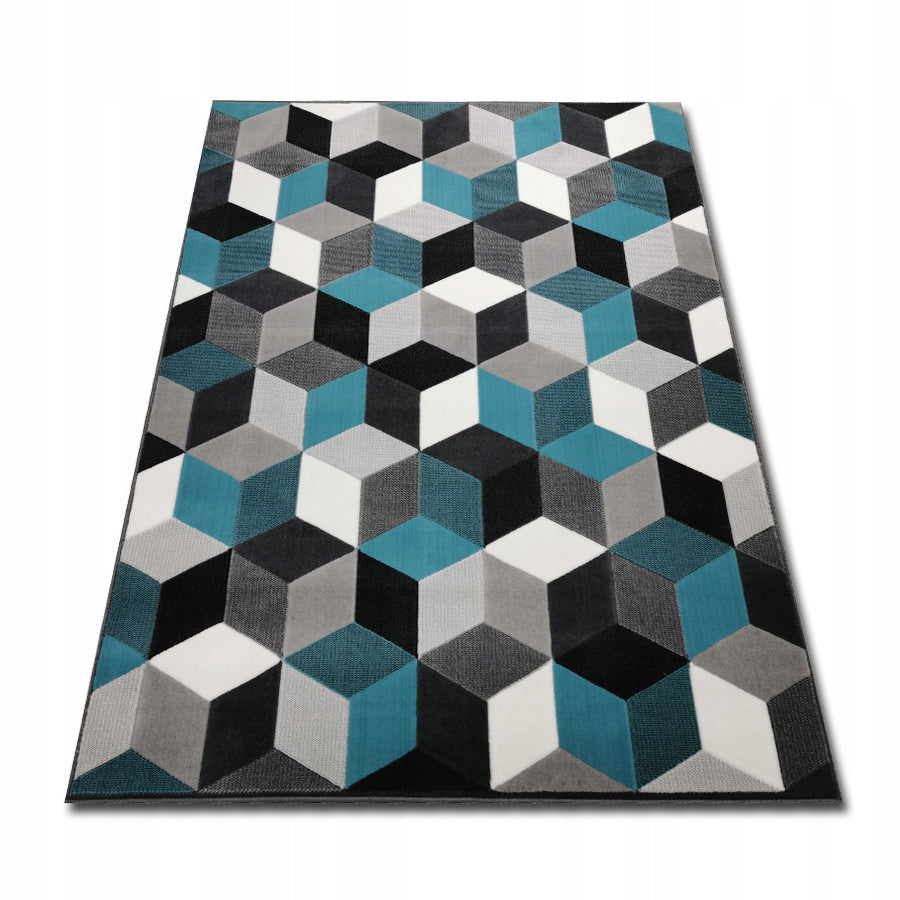 Carpet 120x170 colorful accent for youth room pleasant to the touch