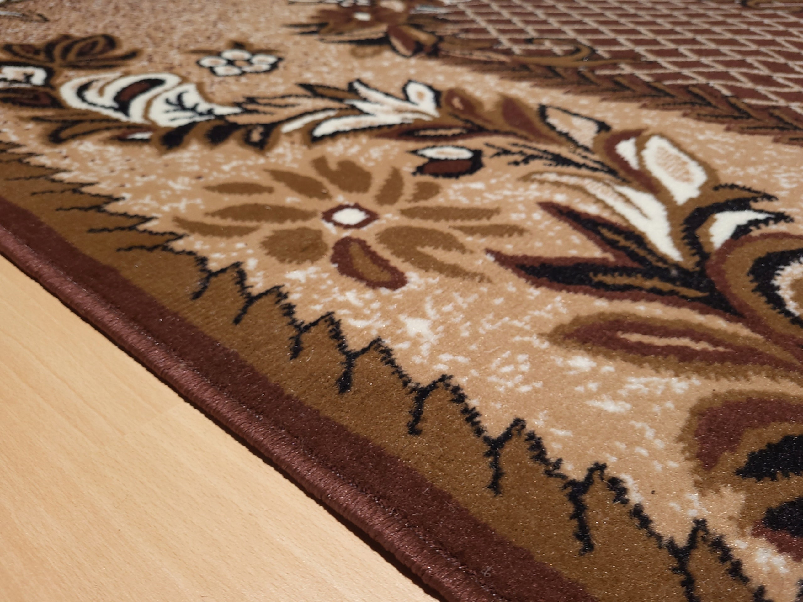 Carpet 150x300 Modern Woven Alfa bcf Shiraz - patterns Bronze Bordo grey Manufacturer code alfa