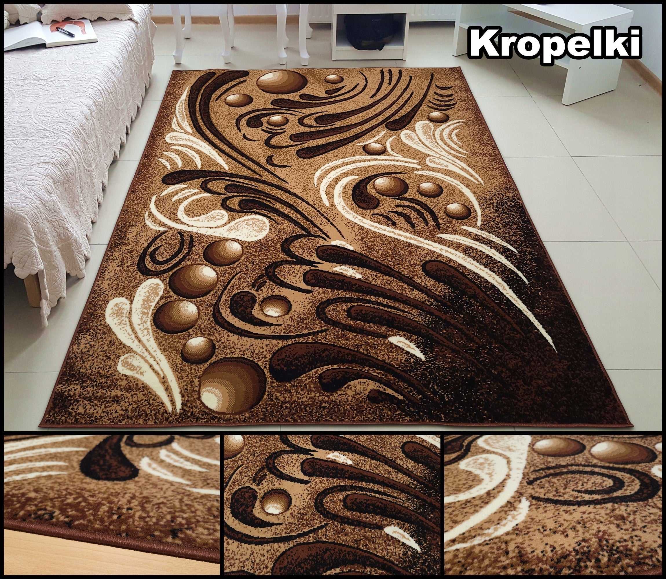 Carpet 200x300 Real Woven Shiraz Peaceful Bronze Bordo -patterns to choose from Product width 200 cm