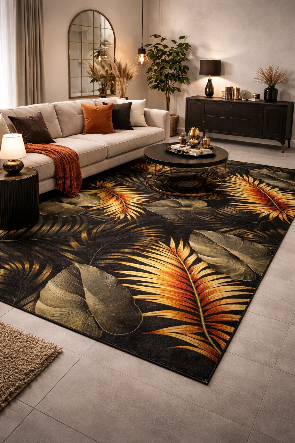 Carpet 200x300 cm for Living Room 3D Effect Modern Designs Loft Multicolored Length 200 cm
