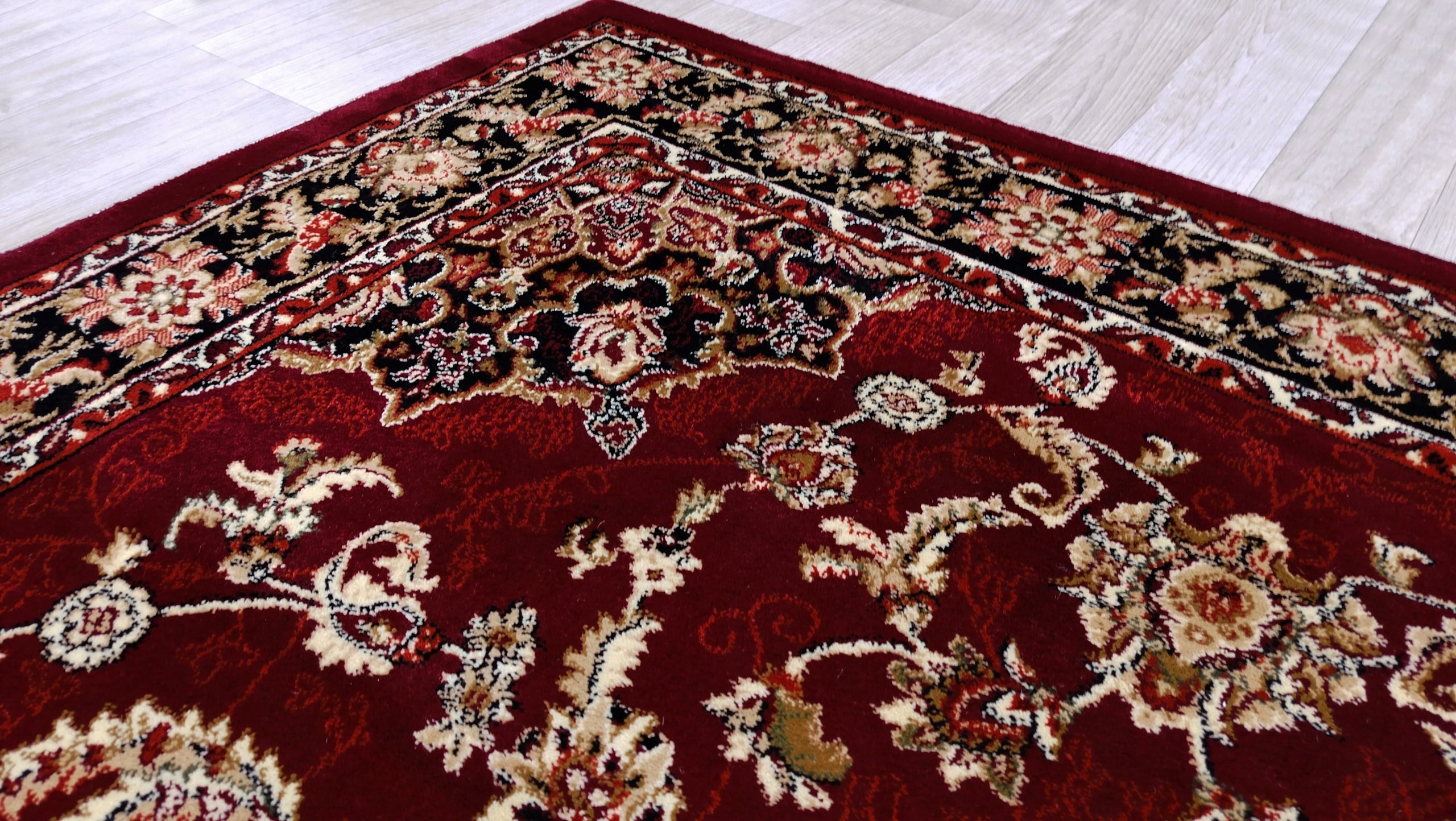 Carpet 250x350 CLASSIC BURGUNDY WOVEN FOR LIVING ROOM THICK TRADITIONAL BURGUNDY Product width 250 cm