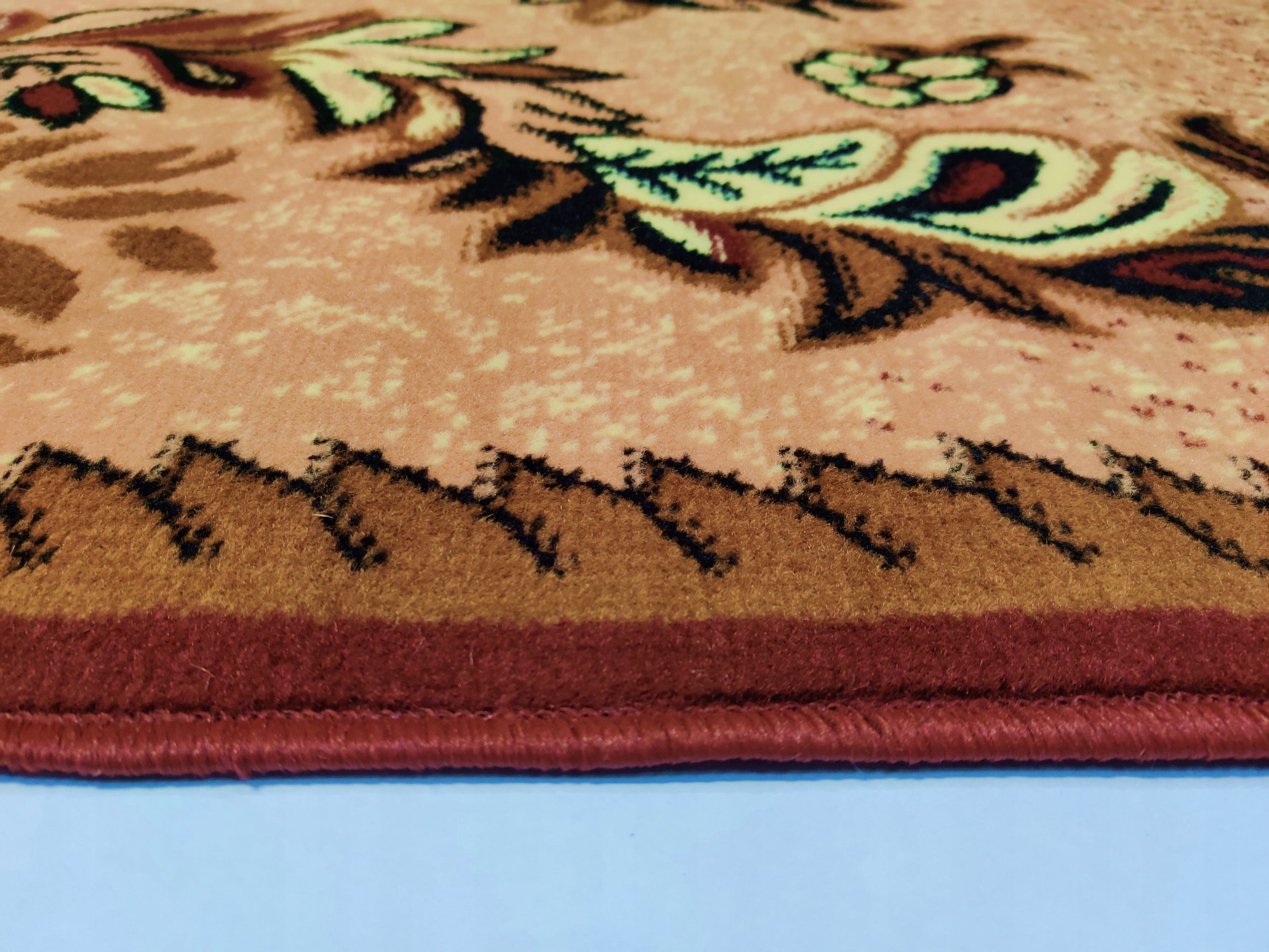 Carpet 270x360 Real Woven Bcf Alfa Peaceful Bronze Bordo -patterns to choose from Manufacturer code Modny nowoczesny dywan miękki gęsty