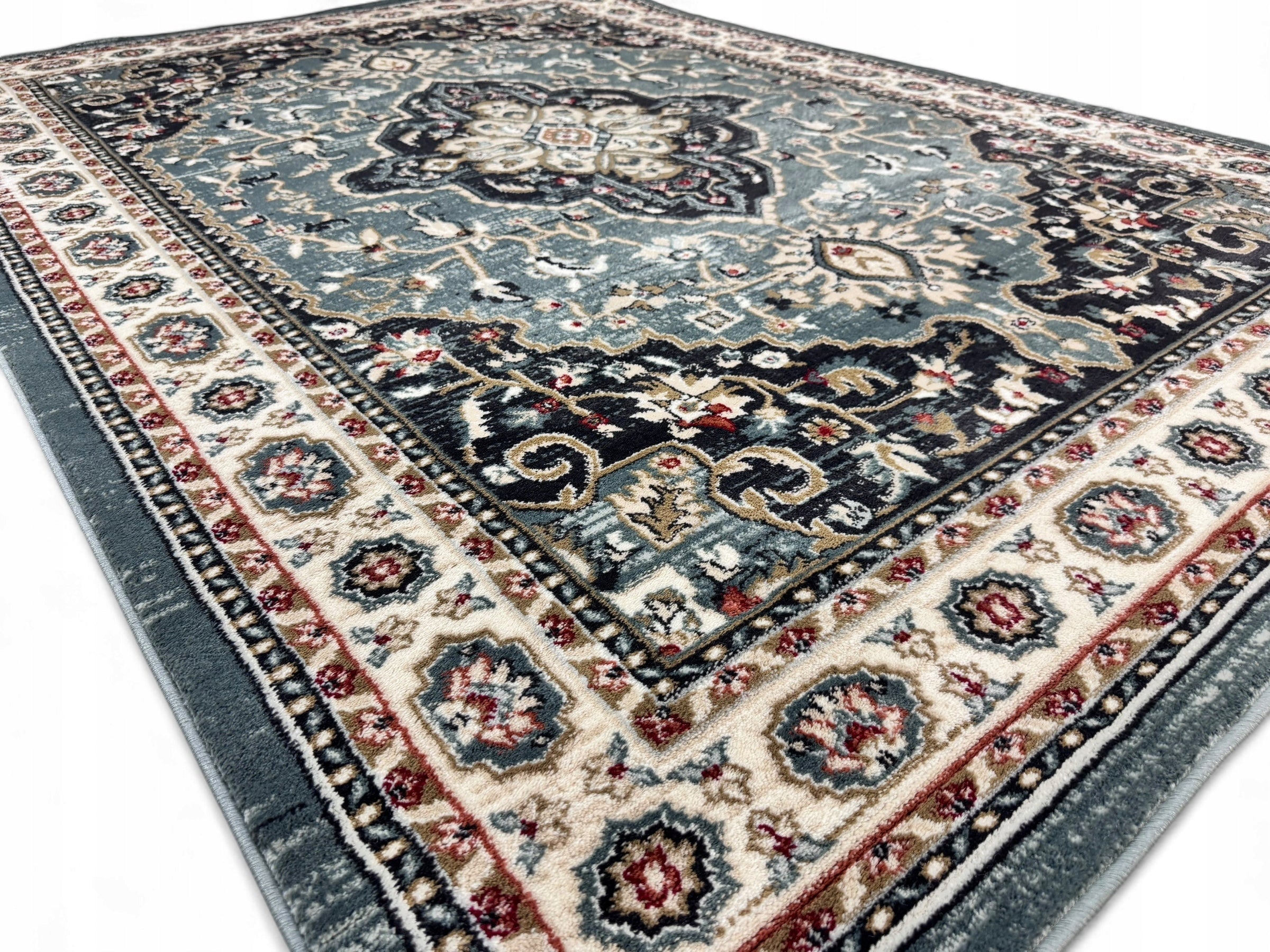 Carpet 3x4 m Elegant For Living Room Bedroom English style duck egg blue Brand Rugito