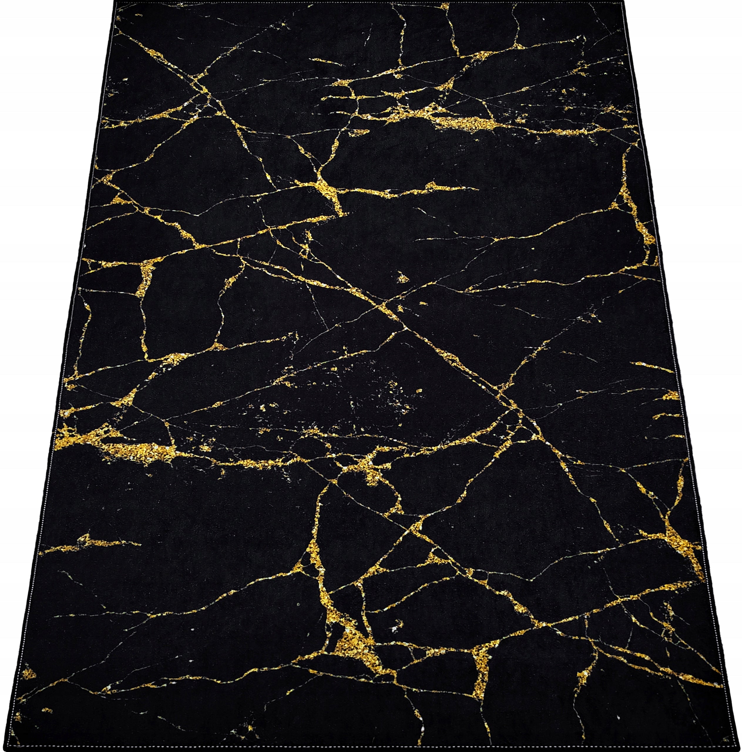 Carpet 80x150 MARBLE NON-SLIP BLACK LOFT MODERN FASHIONABLE FOR THE ROOM