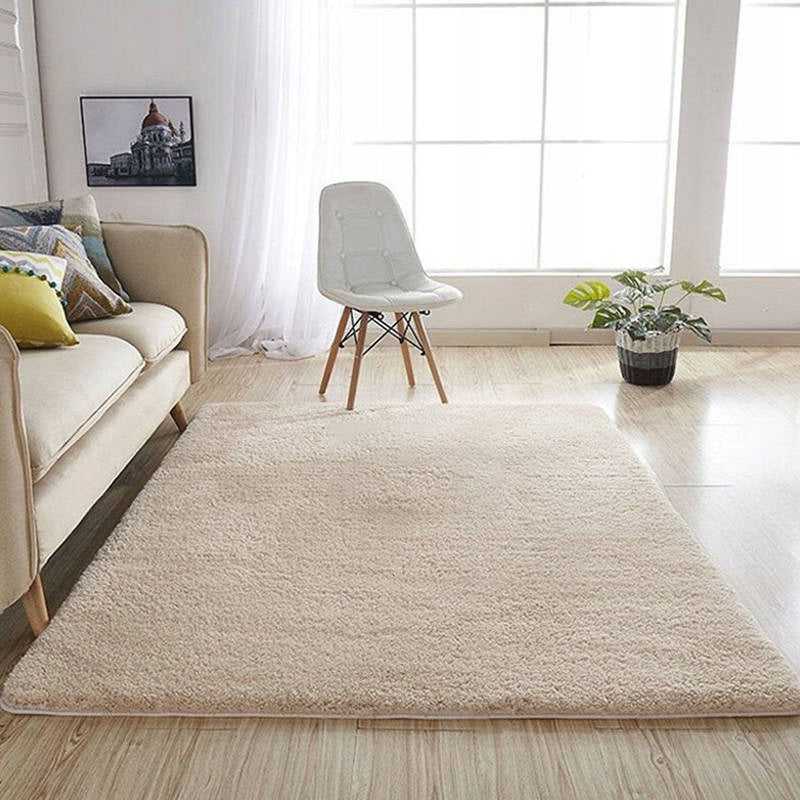 Carpet Alpaca modern fluffy plush soft loft living room 140x200 Additional information for allergy sufferers non-slip properties