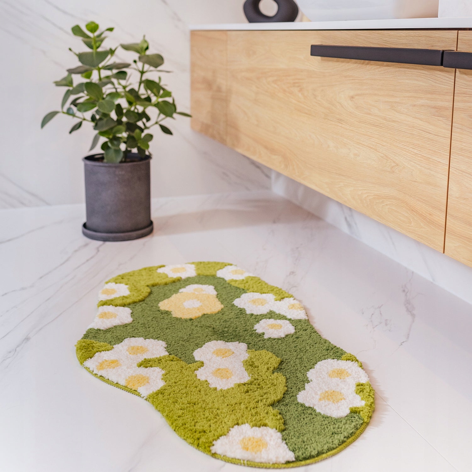 Carpet Decorative Fluffy Soft Thick Nice 60x100cm Green Meadow Like Moss EAN (GTIN) 5904024203797