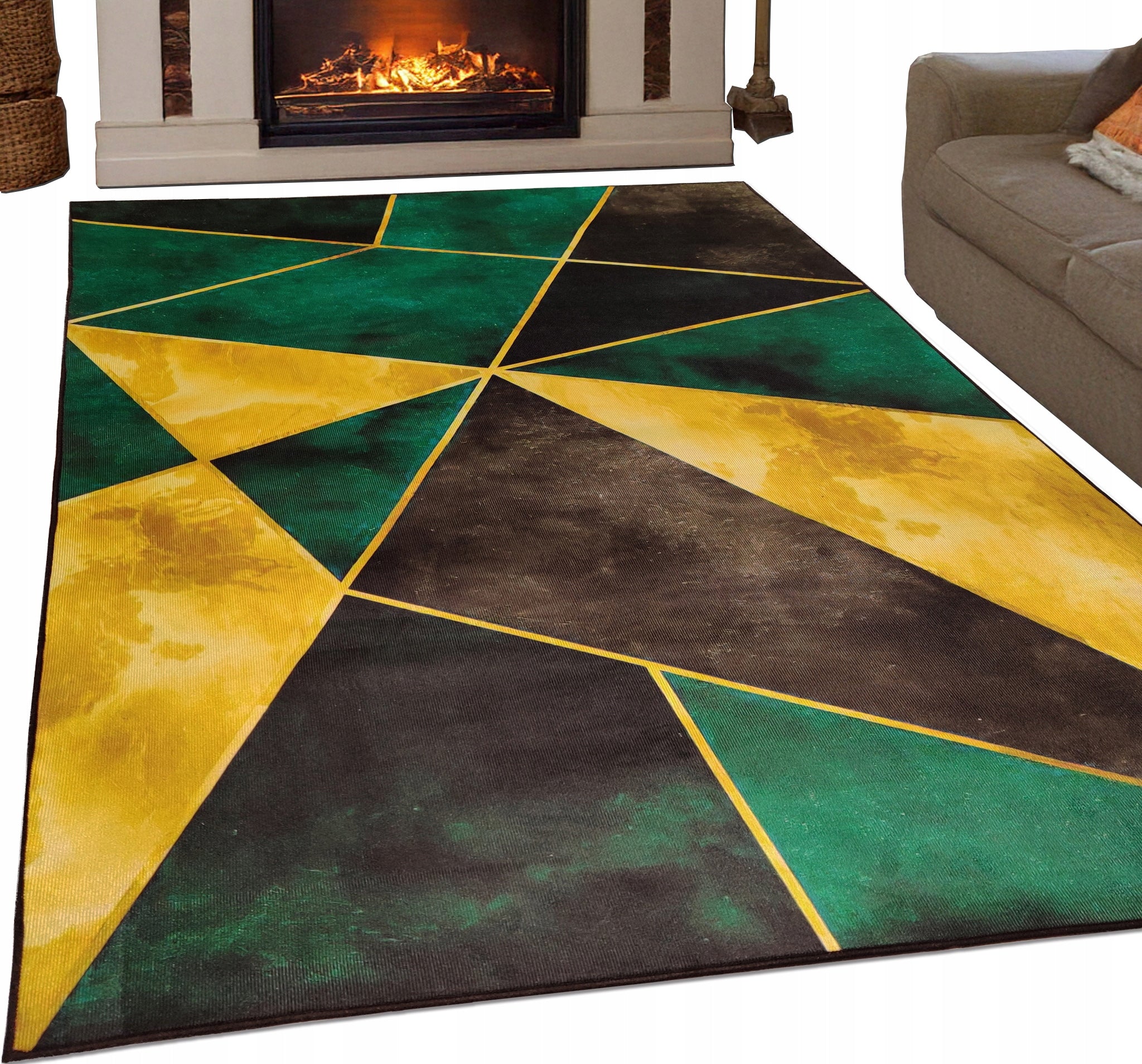 Carpet Fancy Mat 160x230 Anti-slip Various Designs colors GLAMOUR Artdeco