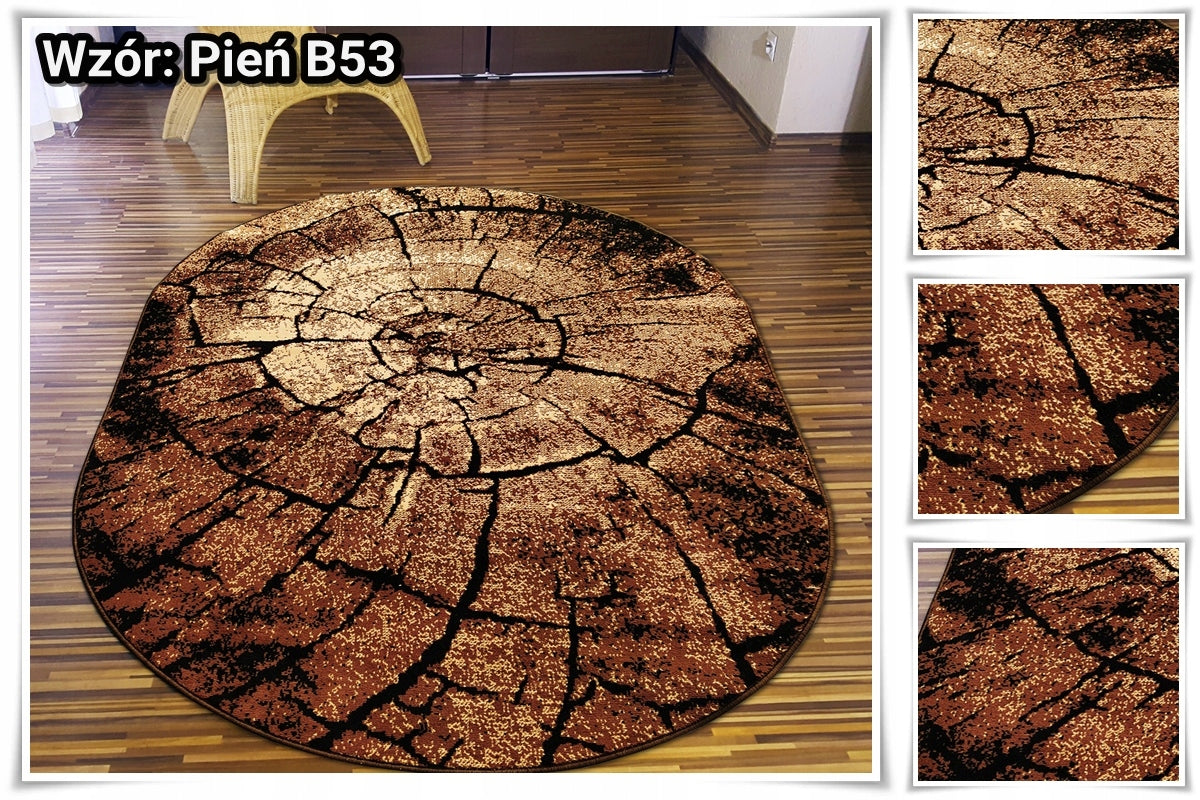 Carpet OVAL woven Alfa 200x300 cm modern Belgian for bedroom living room Brand Alfa